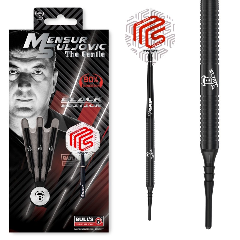 SOFT BULL'S  Mensur Suljovic Black-Edition 18 GRAMMI