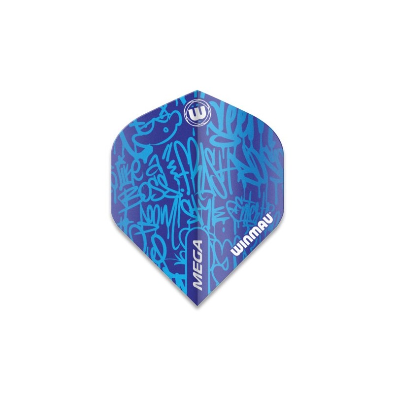 ALETTE WINMAU MEGA STANDARD BLU