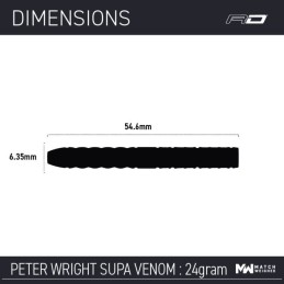 STEEL PETER WRIGHT SUPA VENOM 24 GRAMMI