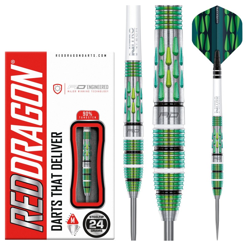 STEEL RED DRAGON ARTURA GREEN 24 GRAMMI