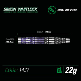 STEEL WINMAU SIMON WHITLOCK S.E. 22 GRAMMI