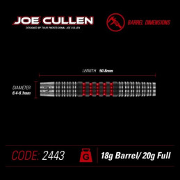 FRECCETTE WINMAU JOE CULLEN 20 GRAMMI