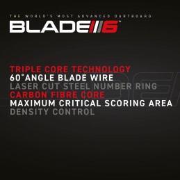 BERSAGLIO WINMAU BLADE 6 TRIPLE CORE