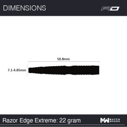 STEEL RAZOR EDGE EXTREME 22 GRAMMI